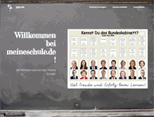 Tablet Screenshot of meineschule.de